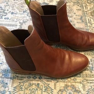 Joules Leather Booties Size 9